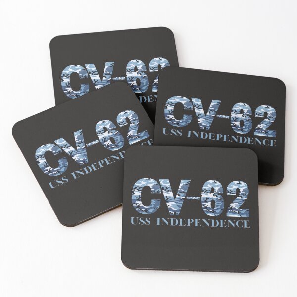 Item preview, Navy Aircraft Carrier USS Independence  CV-62 Blue Camo designed and sold by Samsdesignshop.