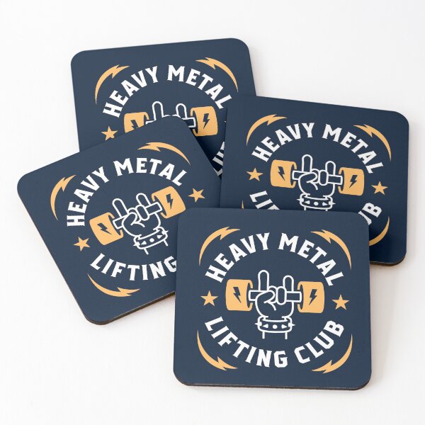 Item preview, Heavy Metal Lifting Club (Yellow) designed and sold by Brogress Project.