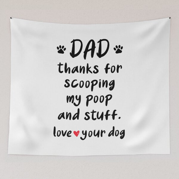 Item preview, Dad Thanks For Scooping My Poop and Stuff - Funny Gift For Dog Dad designed and sold by T-shirt For You.