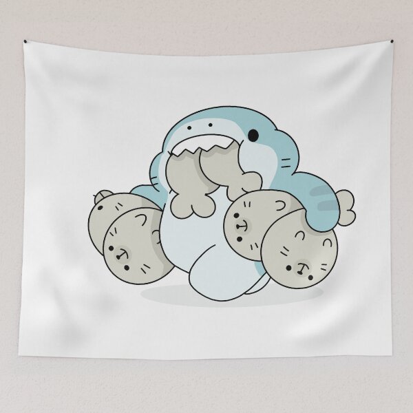 Item preview, Samezu Eating Seals designed and sold by yktv-kloi.