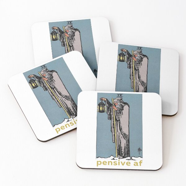 Item preview, pensive af designed and sold by ZenNerd.