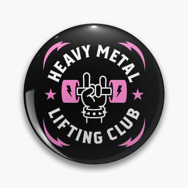 Item preview, Heavy Metal Lifting Club (Pink) designed and sold by Brogress Project.