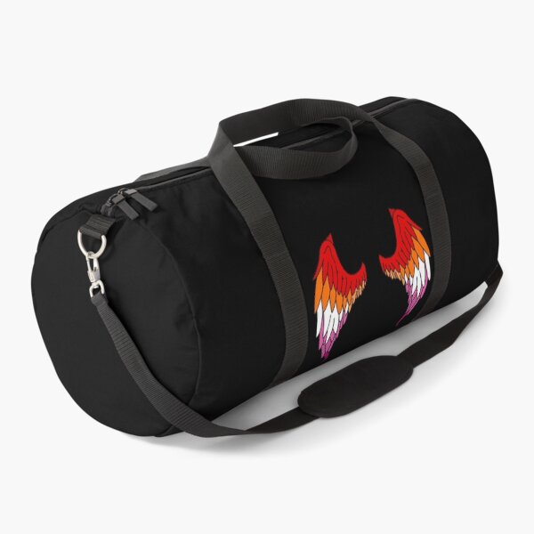 Item preview, Lesbian Pride Flag Angel Wings designed and sold by h0lyfire.