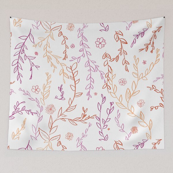 Item preview, Lesbian Vines and Flowers designed and sold by FrostedDesigns.