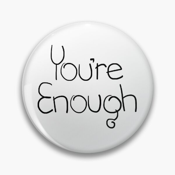 Item preview, you are enough Lettering Design designed and sold by Khotekmei.