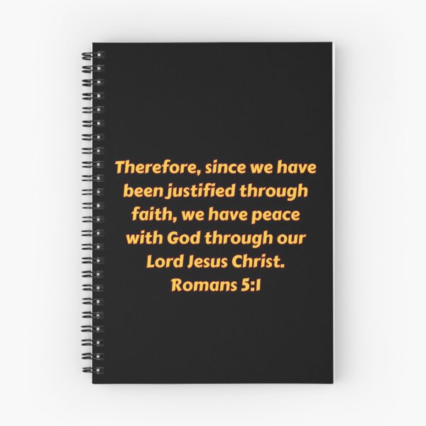 Item preview, Bible Verse Romans 5:1 designed and sold by Prayingwarrior.
