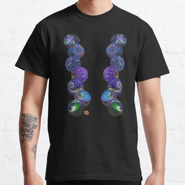 D1G1TAL-M00DZ ~ Fractal Marbles MBmRMxRKHc by tasmanianartist Classic T-Shirt