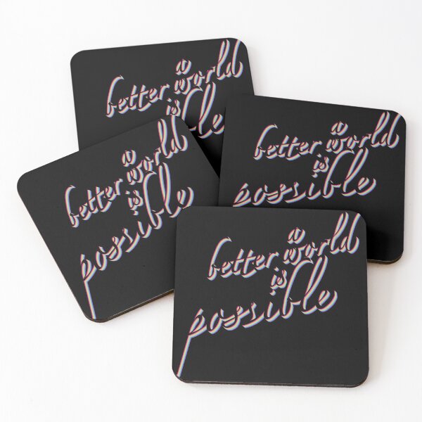 Item preview, A Better World is Possible designed and sold by HighKingPaige's Sarcastic Airquotes Art Shop.