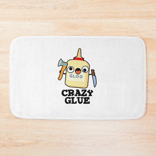 Item preview, Crazy Glue Cute Super Glue Pun designed and sold by punnybone.