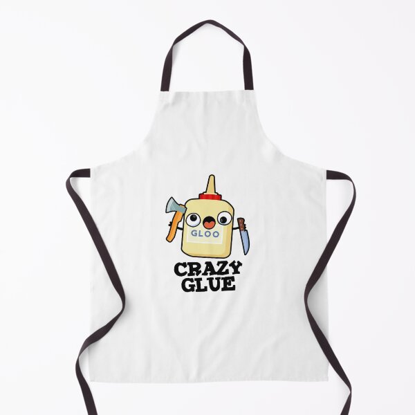 Item preview, Crazy Glue Cute Super Glue Pun designed and sold by punnybone.
