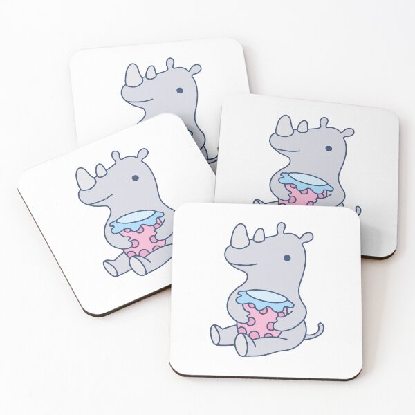 Item preview, Strawberry Jam Rhino  designed and sold by line-on-line.