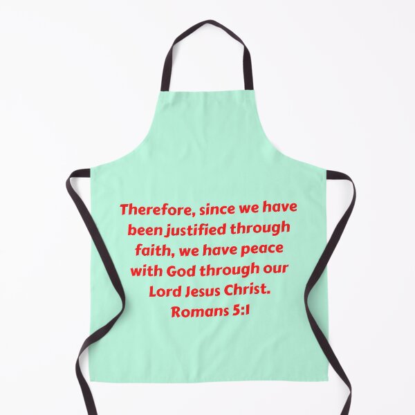 Item preview, Bible Verse Romans 5:1 designed and sold by Prayingwarrior.