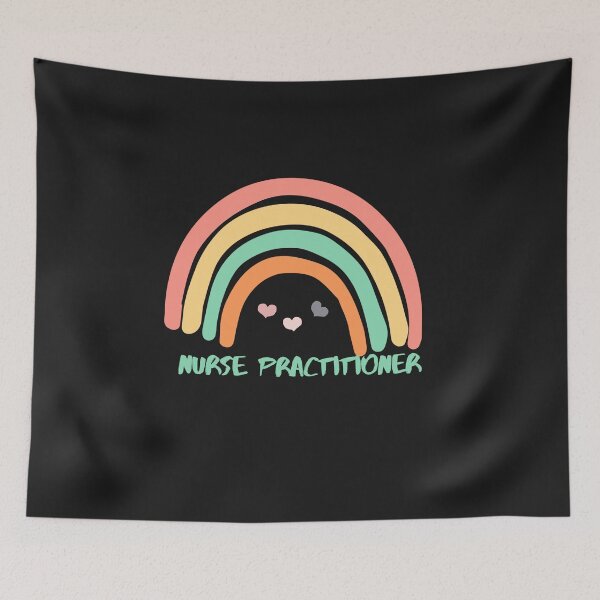 Item preview, Nurse Practitioner Rainbow t-shirt designed and sold by SukanyaShop.