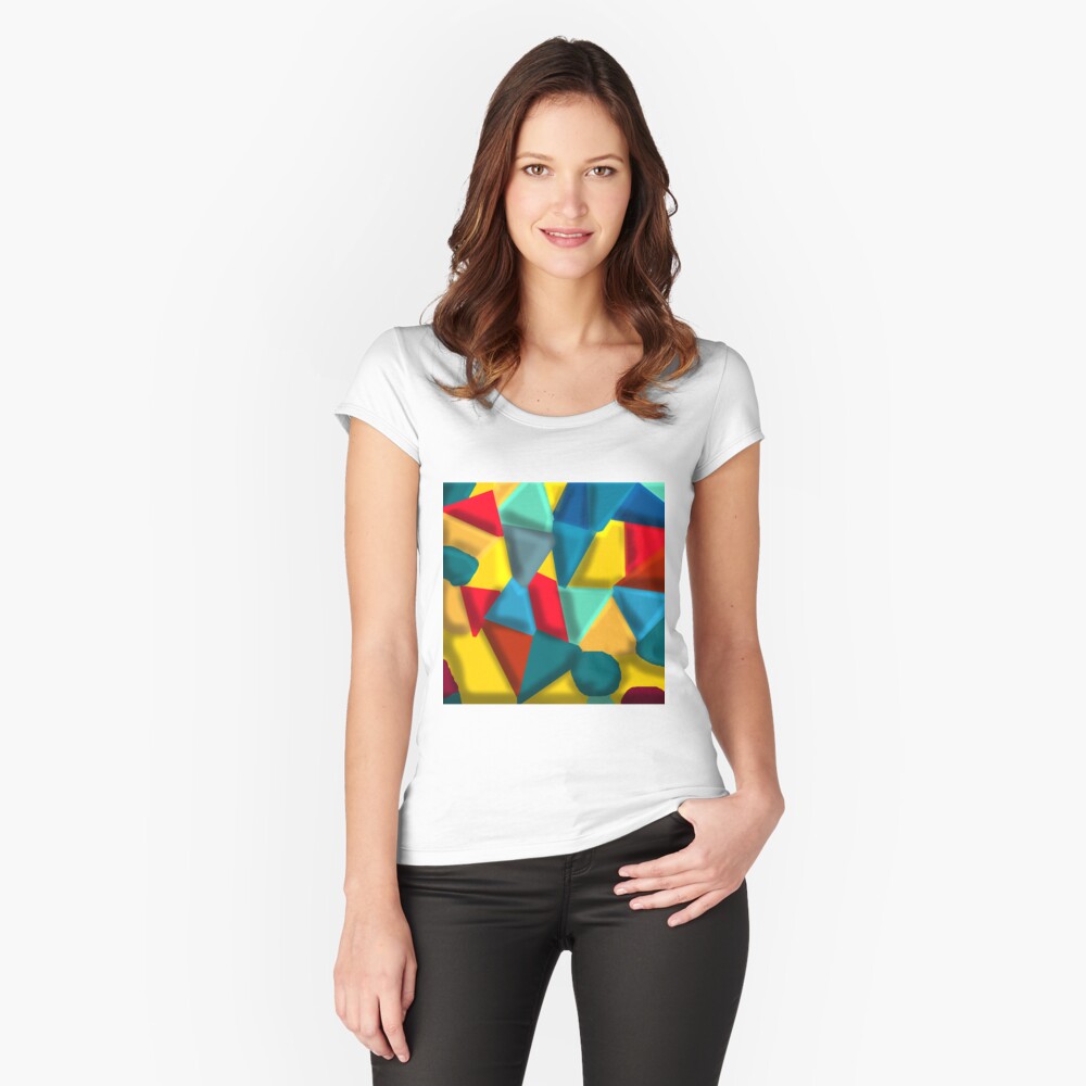 Item preview, Fitted Scoop T-Shirt designed and sold by AheraRoses.