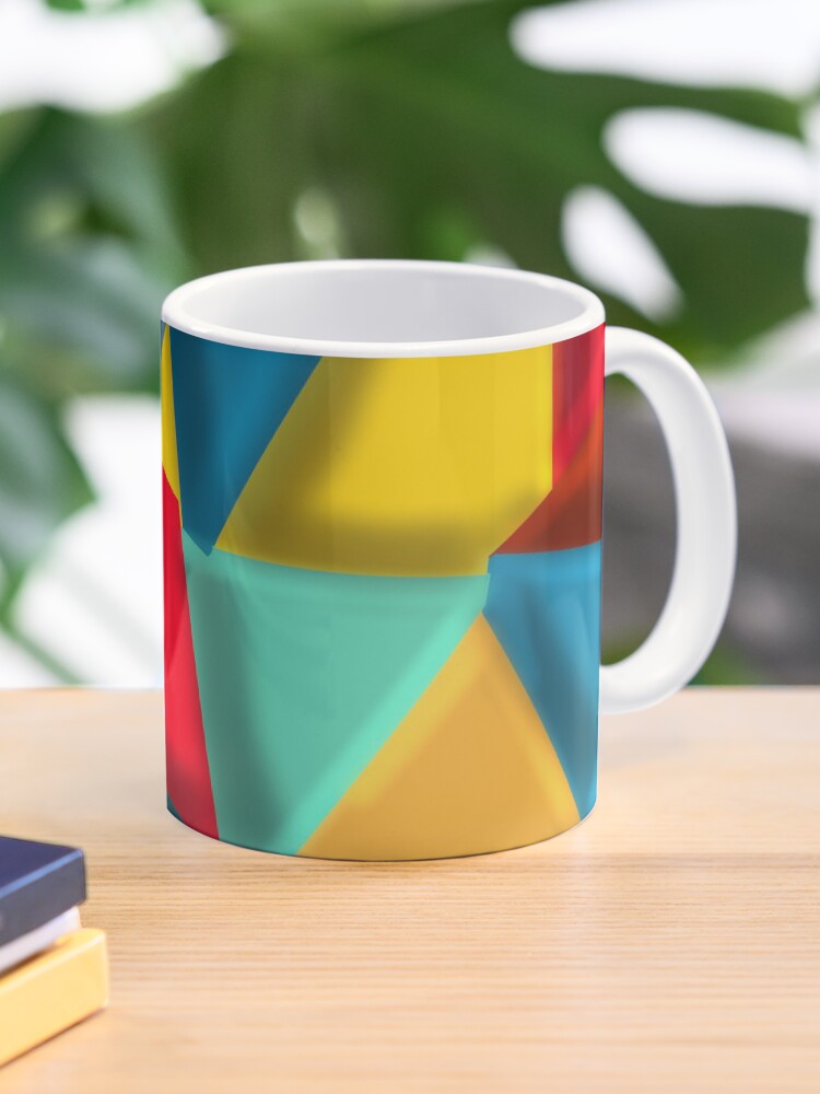 Thumbnail 1 of 6, Coffee Mug, Geometric Abstract Design designed and sold by AheraRoses.