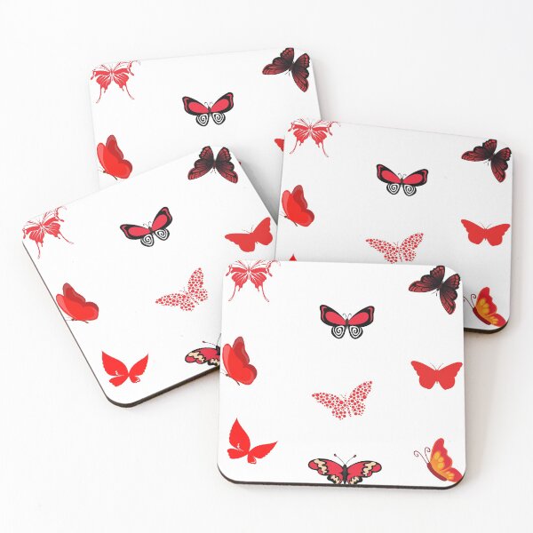 Item preview, Red butterfly aesthetic collection designed and sold by vashumaso.