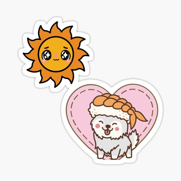 Item preview, sunshine , sushi and dog  designed and sold by sweetorange0.