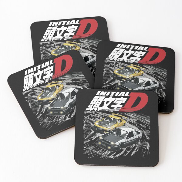 Item preview, Mountain Downhill Night Drift Racing Initial D Tandems AE86 vs FD rx-7  designed and sold by cowtownCOWBOY.
