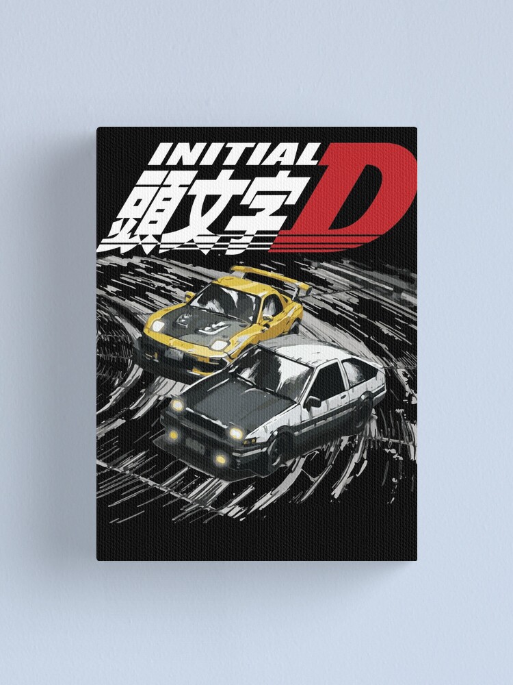 Mountain Downhill Night Drift Racing Initial D Tandems AE86 vs FD