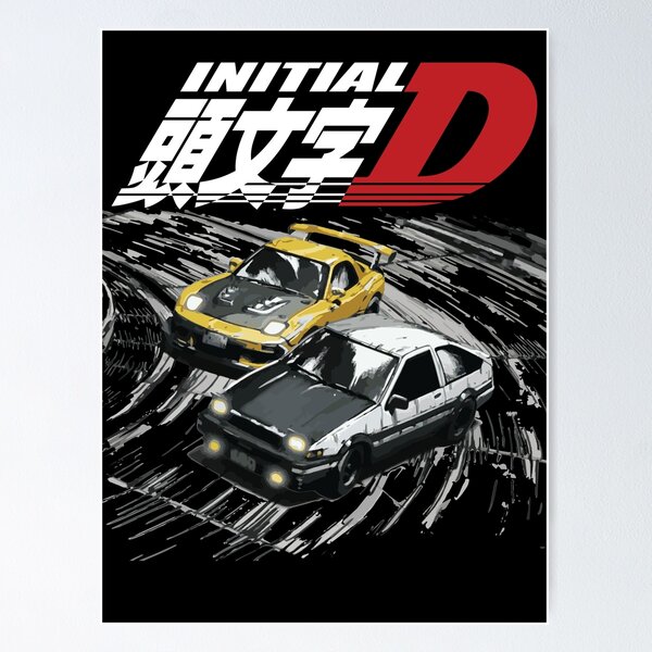 Initial D: Legend 2: (2015)  Initial d, Initials, Anime wall art