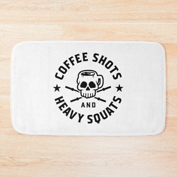 Item preview, Coffee Shots And Heavy Squats v2 designed and sold by Brogress Project.