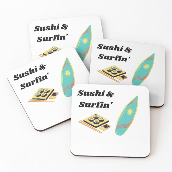 Item preview, Sushi and Surfin' designed and sold by Xpressnme.