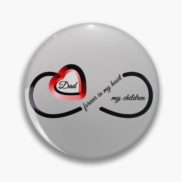 Item preview, Dad`s favorite - forever in my heart - my children designed and sold by ekniLBerlin.