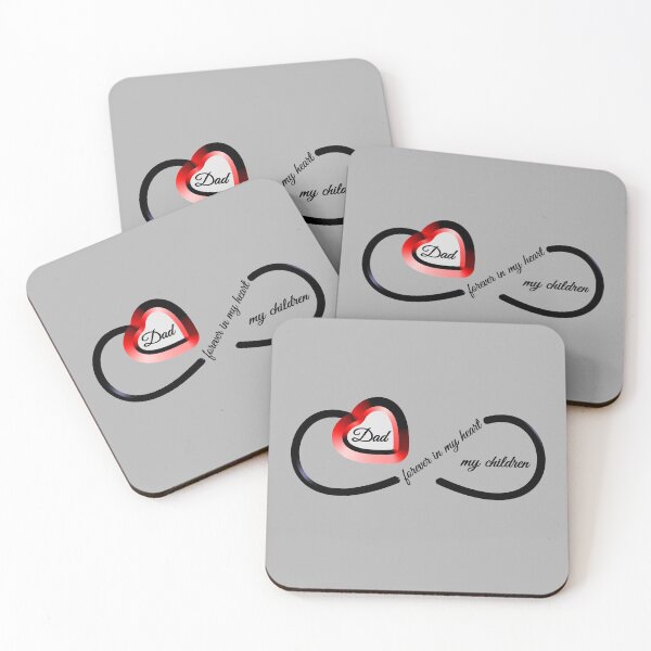 Item preview, Dad`s favorite - forever in my heart - my children designed and sold by ekniLBerlin.