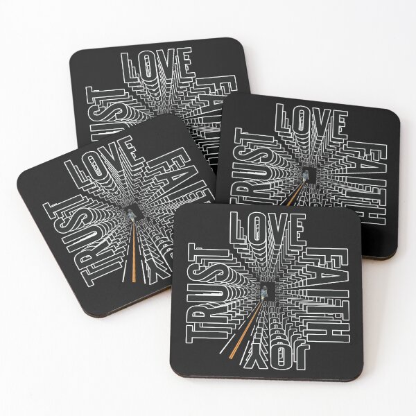 Item preview, LOVE FAITH JOY TRUST Infinite Refection Illusion Graphic Essential Essential  designed and sold by Tannumoni.