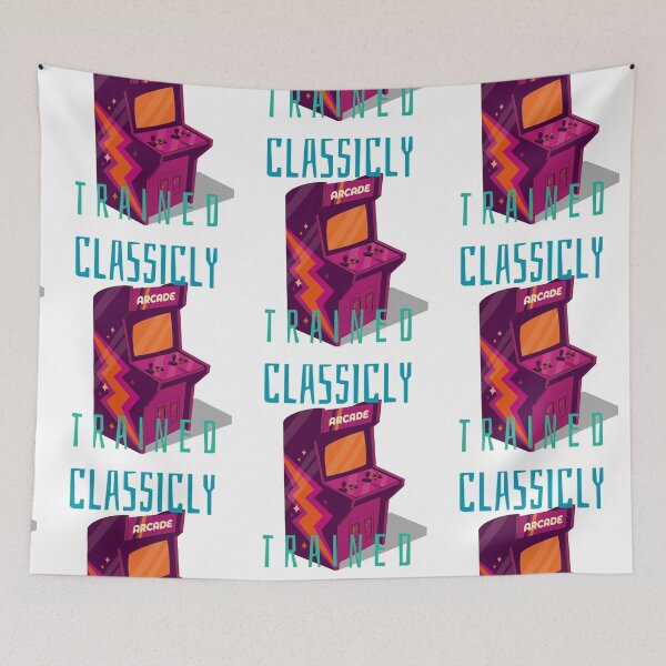 Item preview, Classically Trained - Retro Old School Arcade Gamers Design designed and sold by onjcdesign.
