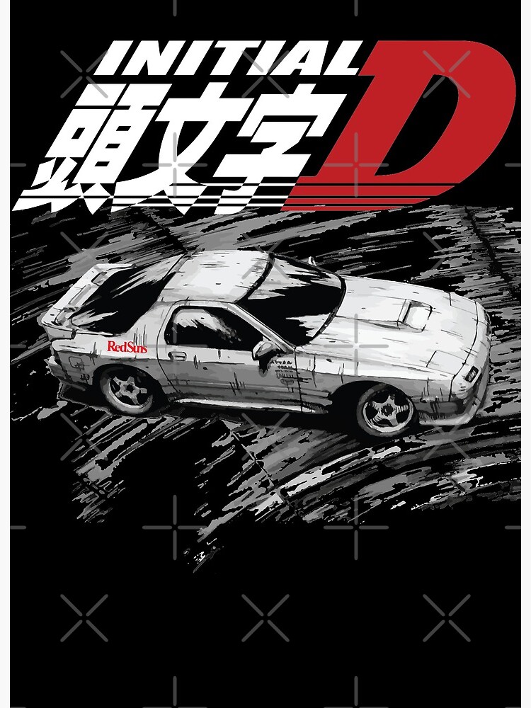 Initial D FC RX7 Drifting - Ryosuke Takahashi RedSuns 