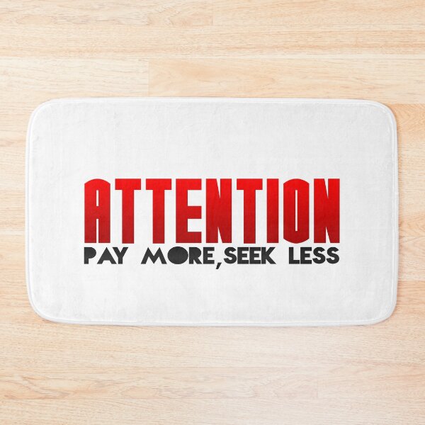 Item preview, Attention Quote designed and sold by UlaFine.