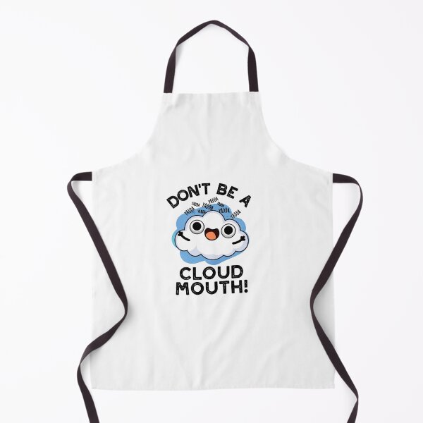 Item preview, Don't Be A Cloud Mouth Funny Weather Puns  designed and sold by punnybone.