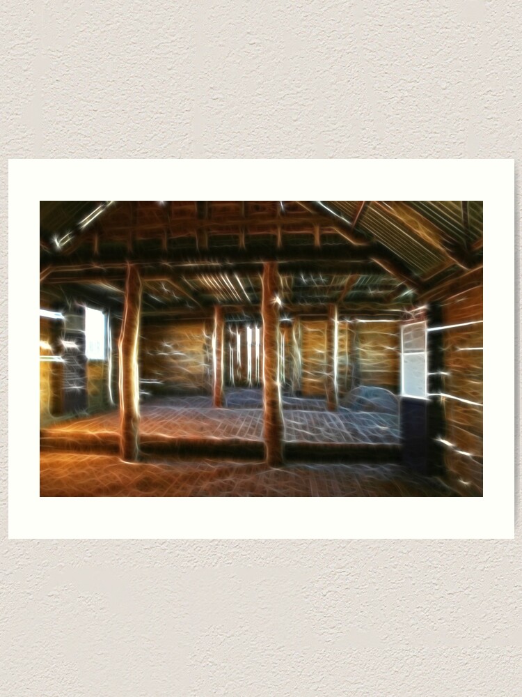 Alternate view of Craigs Hut Mt Stirling Art Print