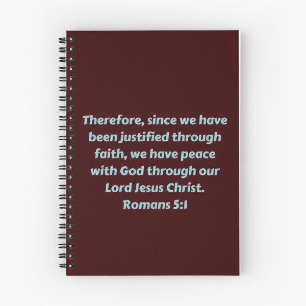 Item preview, Bible Verse Romans 5:1 designed and sold by Prayingwarrior.