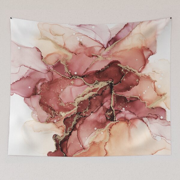 Item preview, Dancing Tiger Lily Abstract Ink Painting designed and sold by Olga Shvartsur.