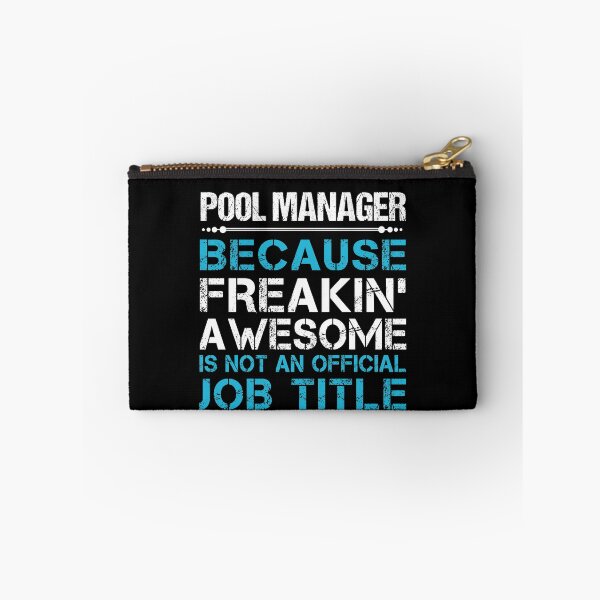 Item preview, Pool Manager T Shirt - Freaking Awesome Gift Item Tee designed and sold by lawkeira11.