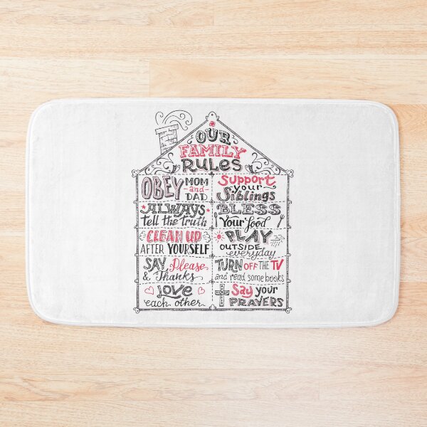 Item preview, Family Rules. Our Family House Rules. Home Sign designed and sold by PaulLesser.