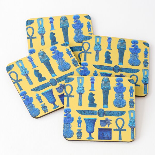 Item preview, Egyptian faience collection (on yellow) designed and sold by DotorEaon.