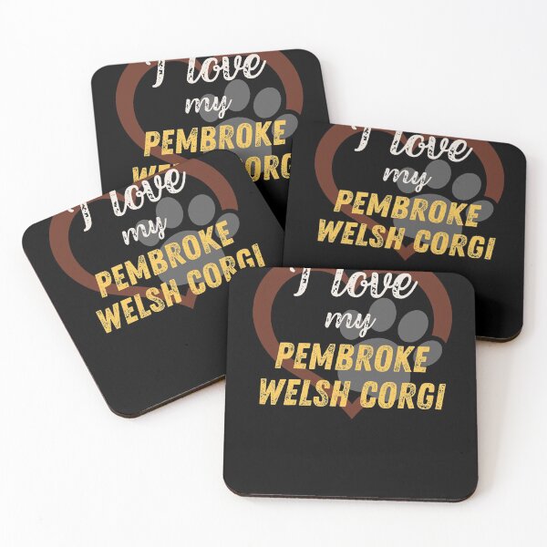 Item preview, I love my Pembroke Welsh Corgi designed and sold by StickerPolitics.