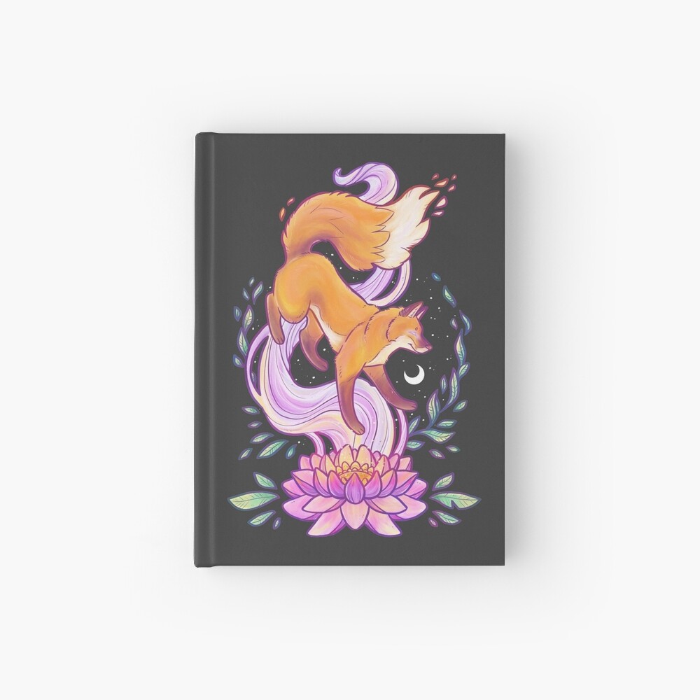 Lotus Fox Hardcover Journal