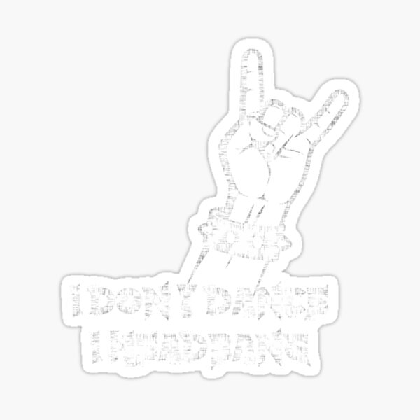 Artikel-Vorschau von Ich tanze nicht ich Headbang, designt und verkauft von ladycrow-prints.