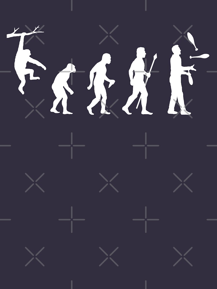 Thumbnail 3 of 3, Tank Top, Funny Evolution Juggling designed and sold by BeyondEvolved.