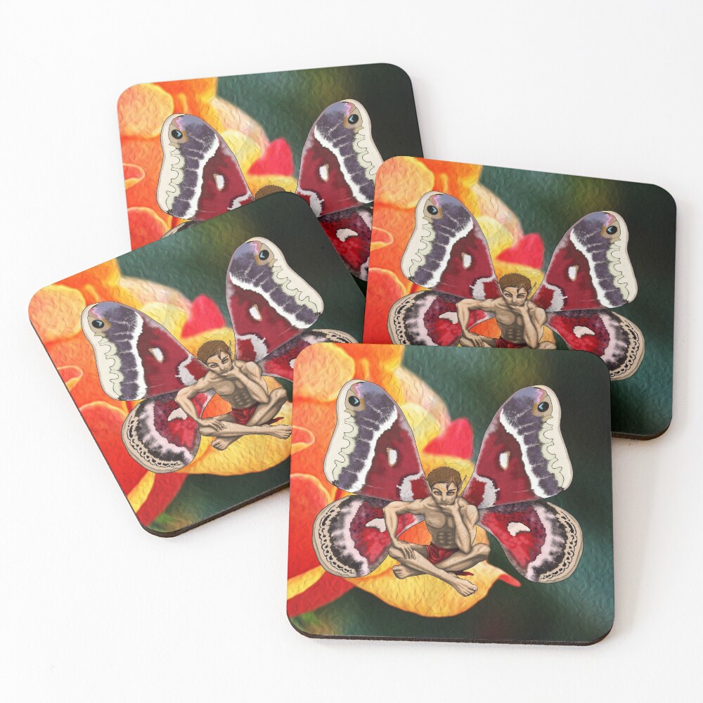Item preview, Coasters (Set of 4) designed and sold by PyroKittyLLC.