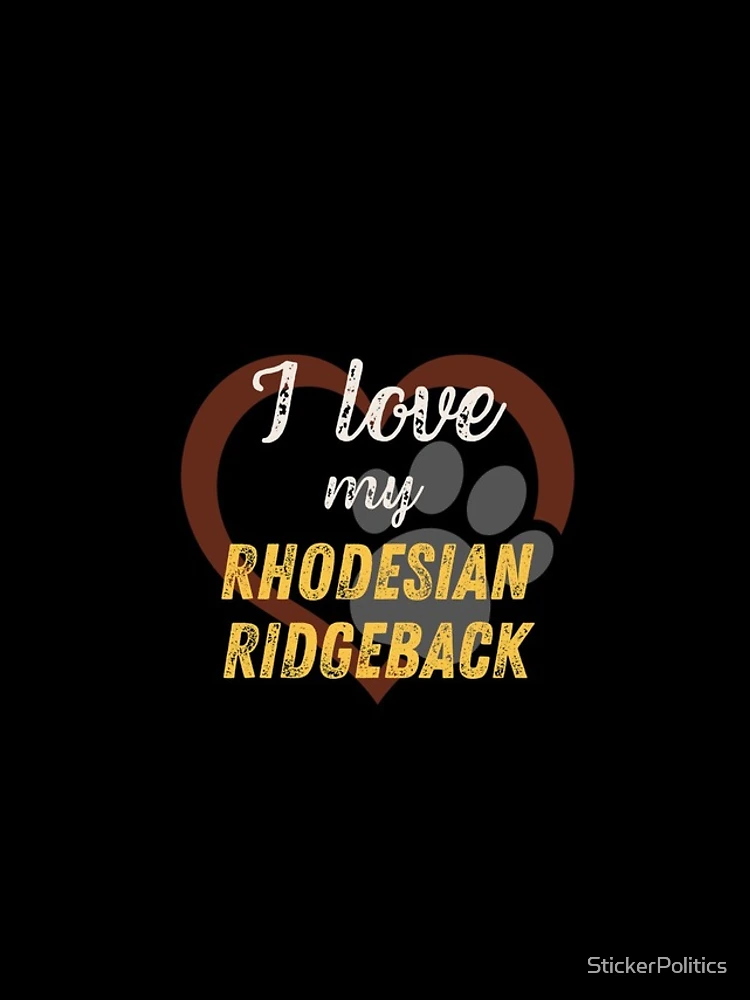 Thumbnail 4 of 4, iPhone Case, I love my Rhodesian Ridgeback designed and sold by StickerPolitics.