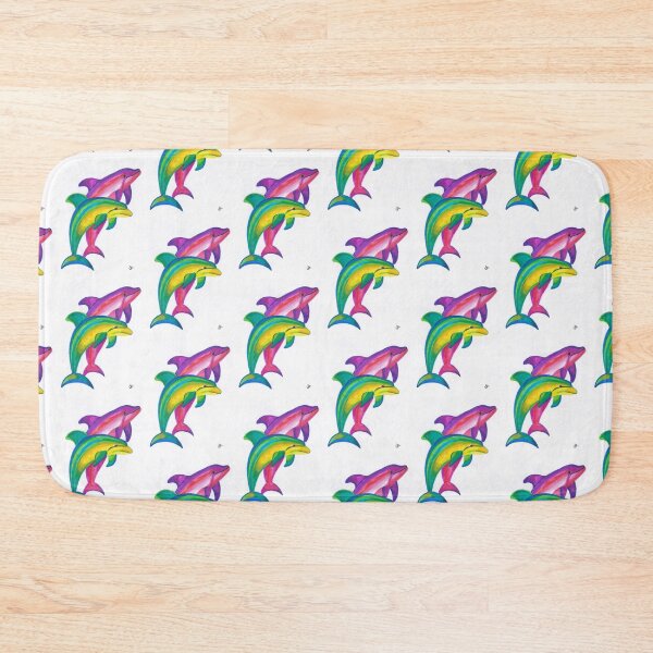 Item preview, Rainbow Dolphins designed and sold by Tiffany Budd.
