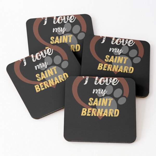 Item preview, I love my Saint Bernard designed and sold by StickerPolitics.
