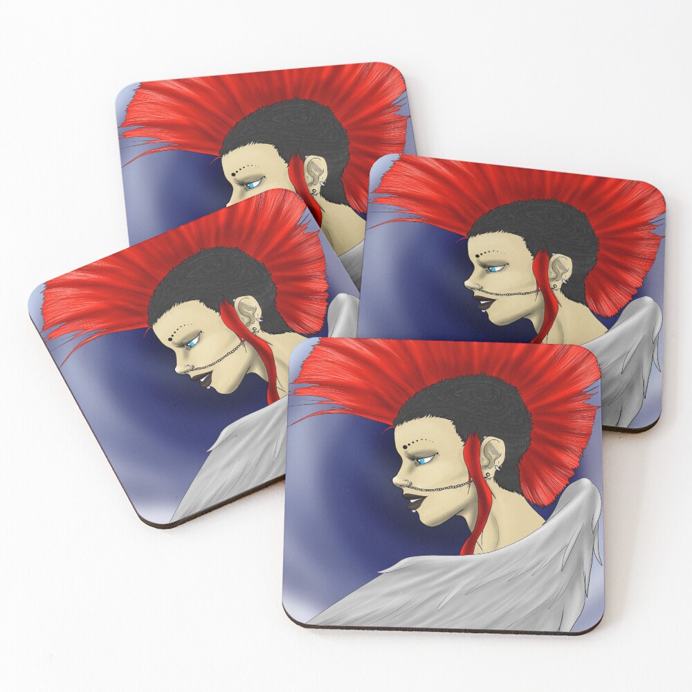Item preview, Coasters (Set of 4) designed and sold by PyroKittyLLC.