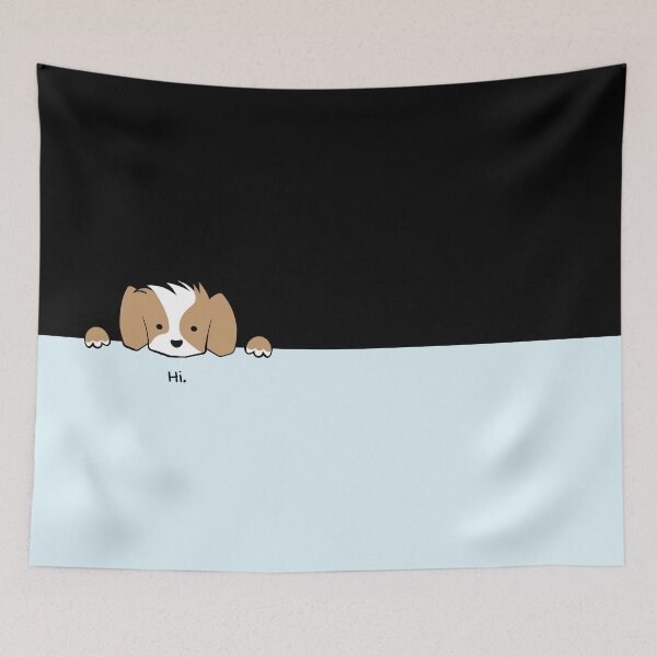 Item preview, Peeking Pupper - Brown/White - Variation C designed and sold by Cpendzich.