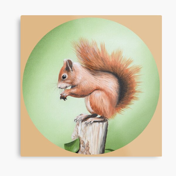 Item preview, Red Squirrel Painting designed and sold by SandraWarmerdam.